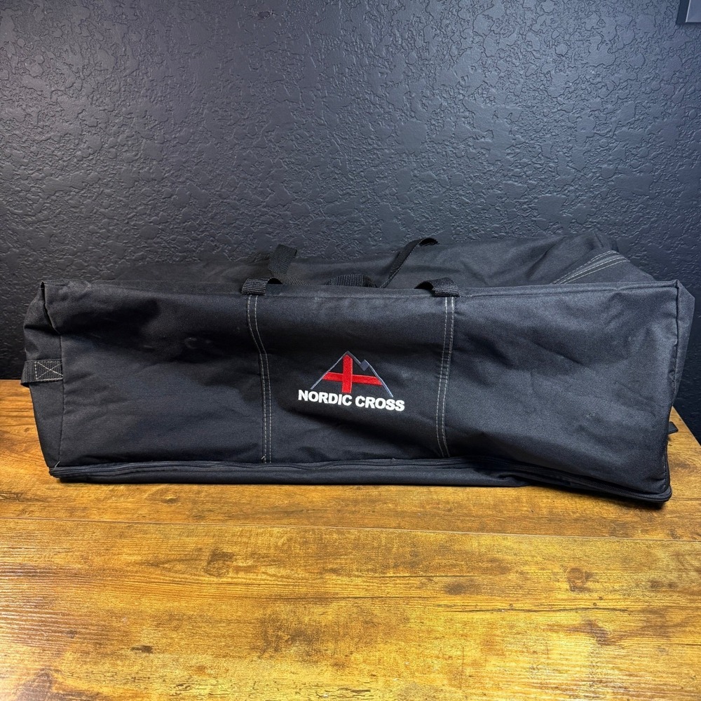 Nordic‎ Cross Heavy Duty Black Canvas Duffle Ski Gear Boot Bag Large 27 Inch